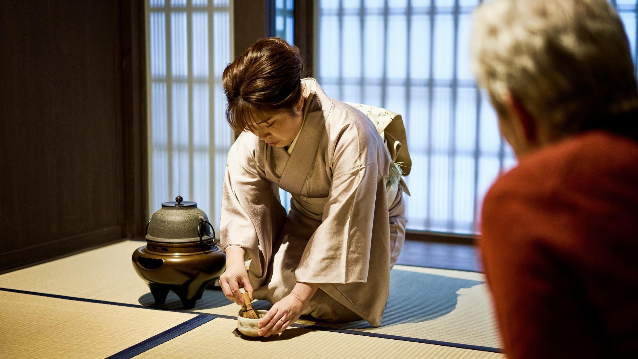 Ceremonia del té en Japón.