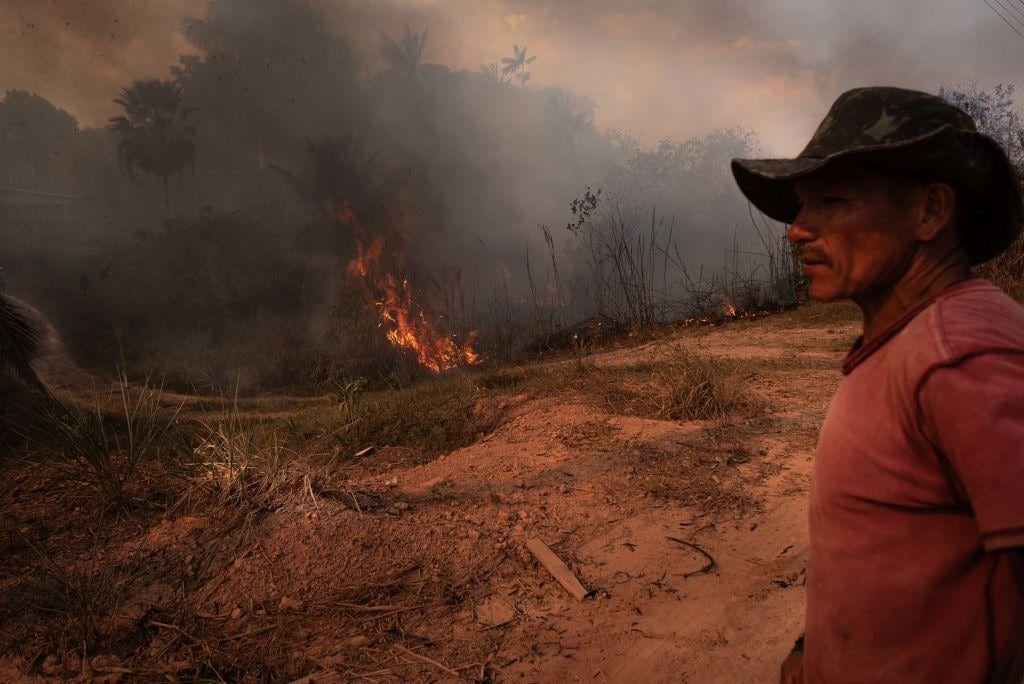 Muchos de los incendios en los bosques tropicales son provocados por el hombre y persiguen despejar tierras para la agricultura.