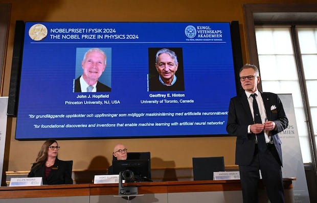 El informático británico-canadiense fue galardonado junto al estadounidense John Hopfield.