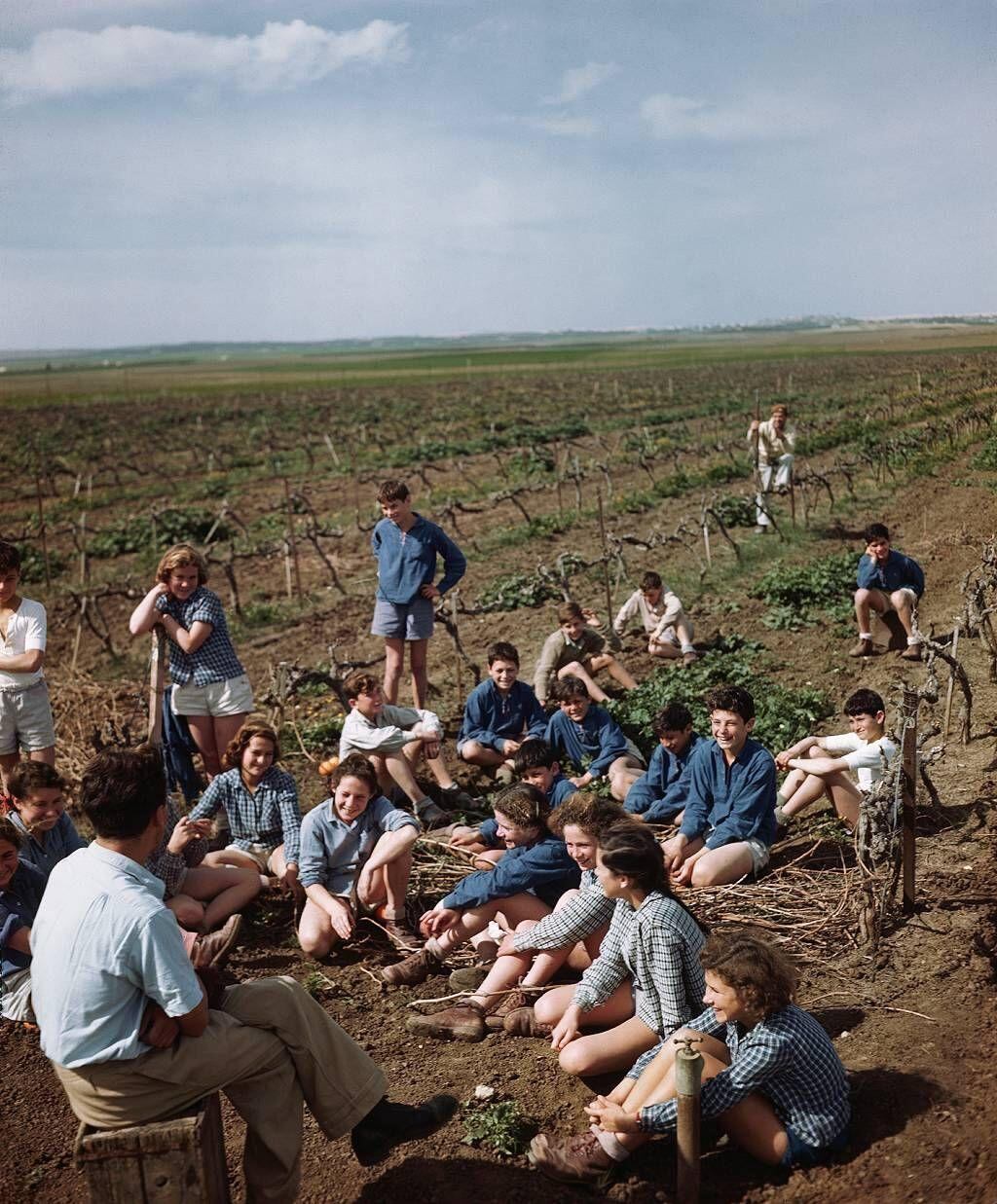 Los kibutzim son conocidos por su excelente sistema educativo (clase al aire libre). / GETTY IMAGES.