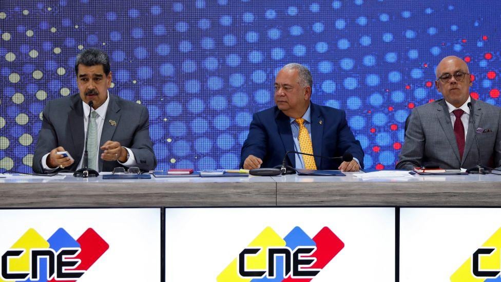 Al día siguiente de la elección, Maduro fue confirmado como presidente por un CNE que, por primera vez en su historia reciente, no había publicado los resultados detallados. (Getty Images).
