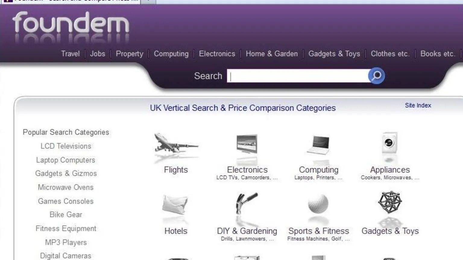 Foundem fue pionera porque permitía comparar precios en distintas categorías
