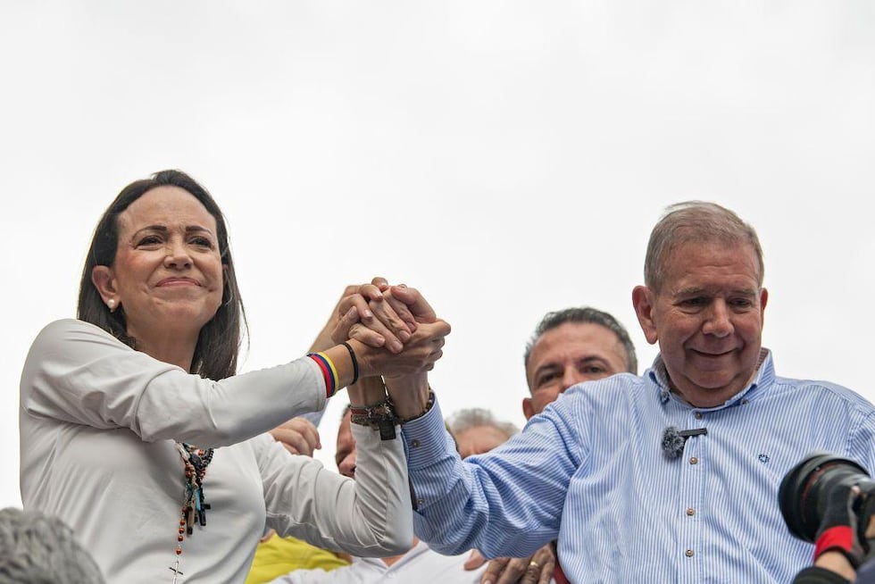 María Corina Machado y Edmundo González han denunciado fraude electoral en los comicios del pasado 28 de julio. (Getty Images).