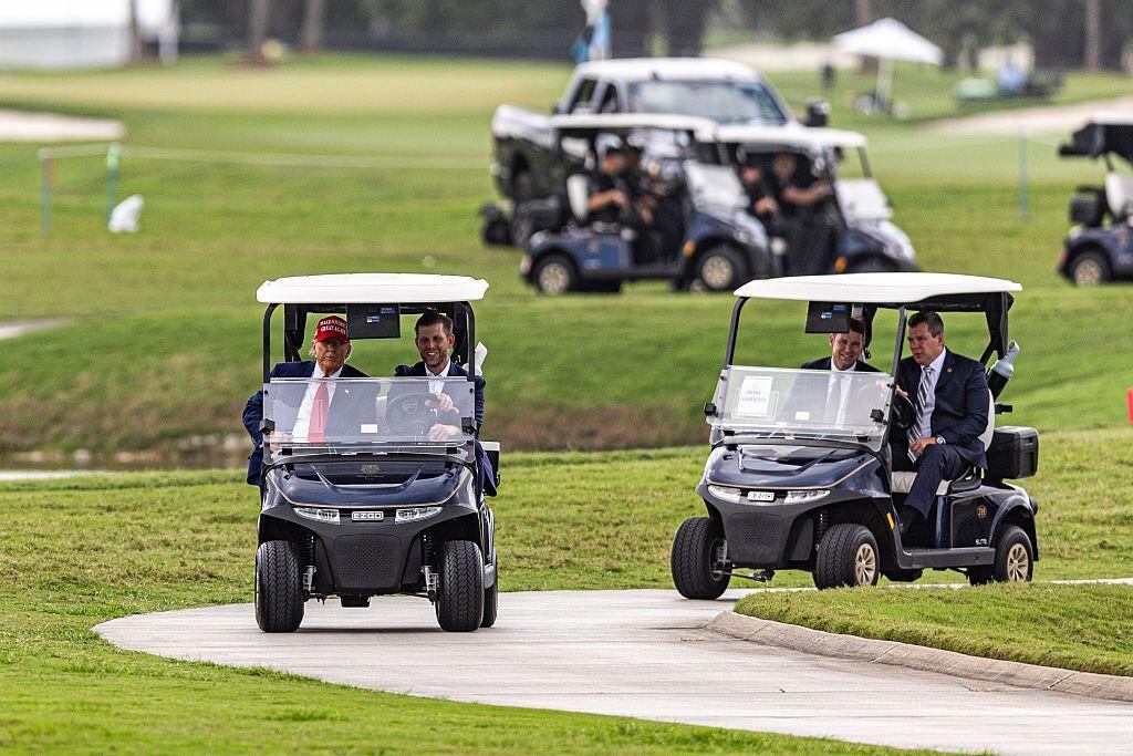 El presidente de EE.UU., Donald Trump, es propietario del Trump National Doral Golf Club. (Getty Images).
