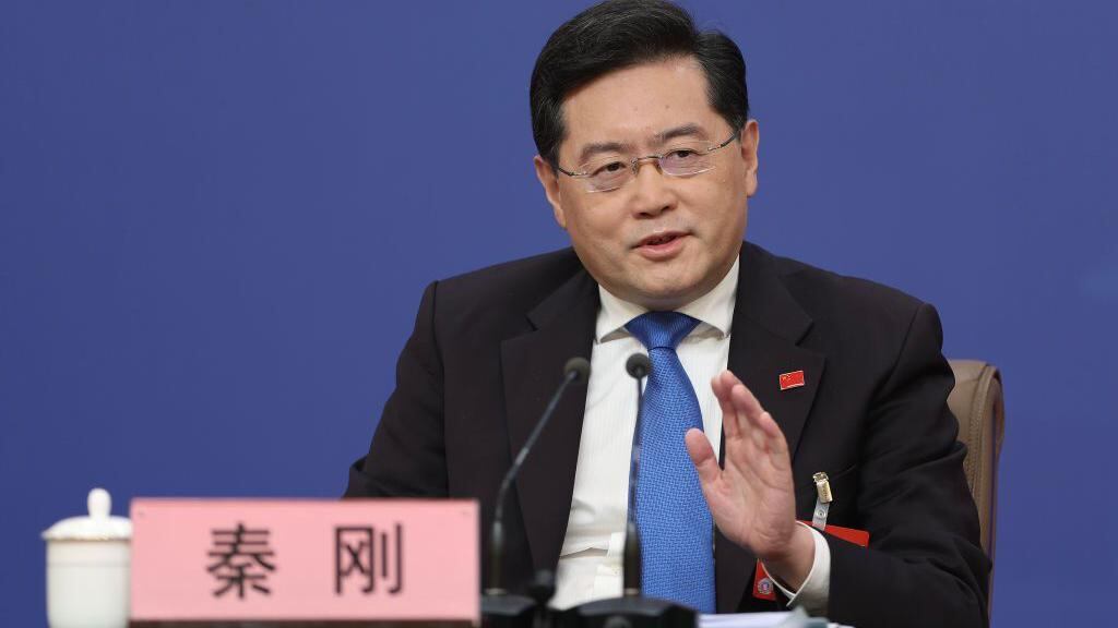 El ministro de Asuntos Exteriores Qin Gang podría haber tenido una relación extramatrimonial con una estadounidense. (GETTY IMAGES).