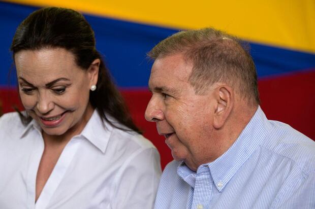 Las encuestas muestran a Edmundo González como claro favorito para ganar la presidencia venezolana el próximo 28 de julio. 