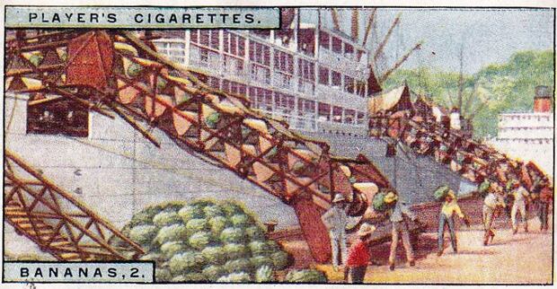 La United Fruit Company fue pionera en instalar refrigeradores en sus barcos, lo cual facilitaba conservar la frescura de los bananos. (GETTY IMAGES).