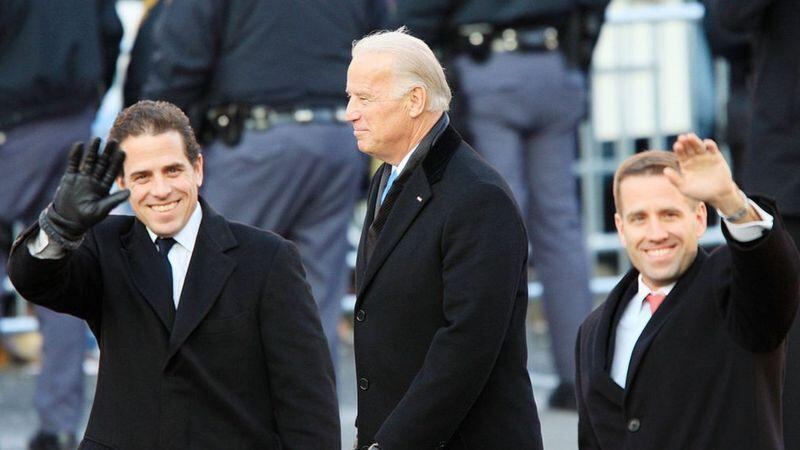 Joe Biden siempre ha estado muy unido a sus hijos, Hunter y Beau. (Getty Images).