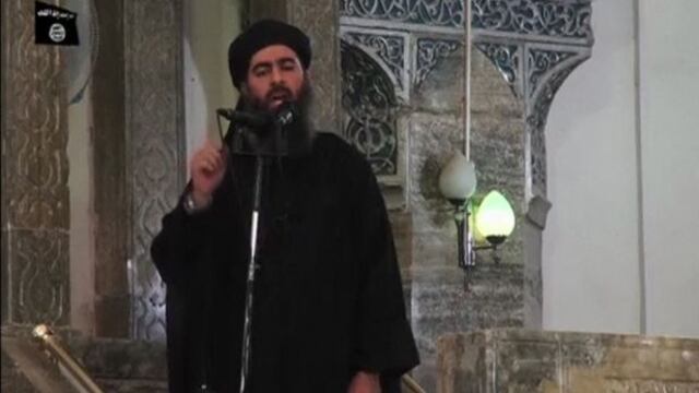 Iraq: El califa del Estado Islámico aparece en video.
