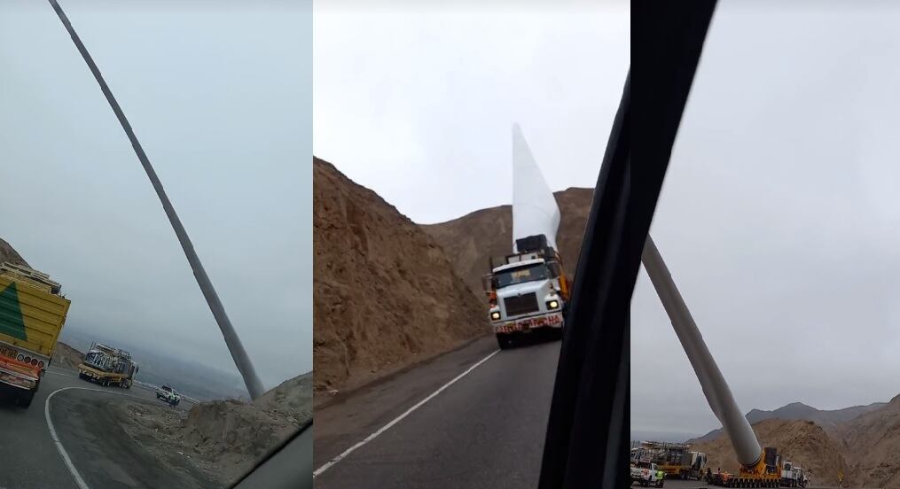 Cibernautas quedaron sorprendidos durante un viaje que hacían en la carretera (foto: captura)