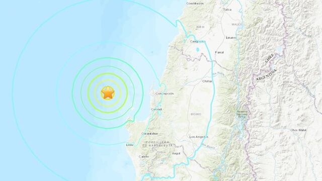 Sismo en Chile de magnitud 6,6 sacude la región del Biobío