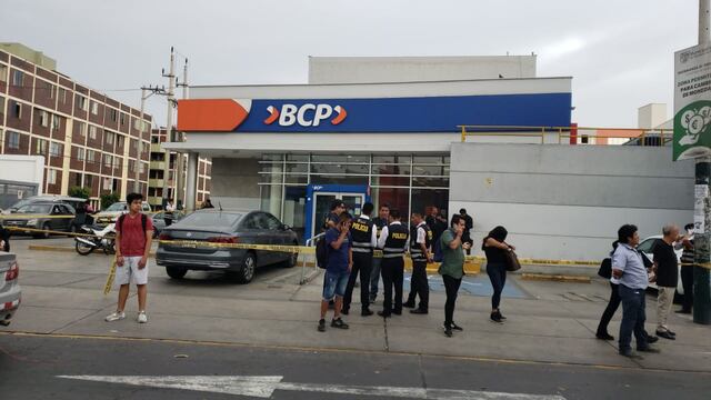 Surco: cambista herido tras asalto en agencia bancaria | FOTOS