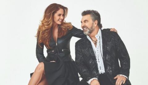 La cantante Lucero junto a su exesposo Manuel Mijares.