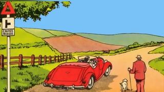 Reto de coeficiente intelectual: descubre el error en una escena de carretera