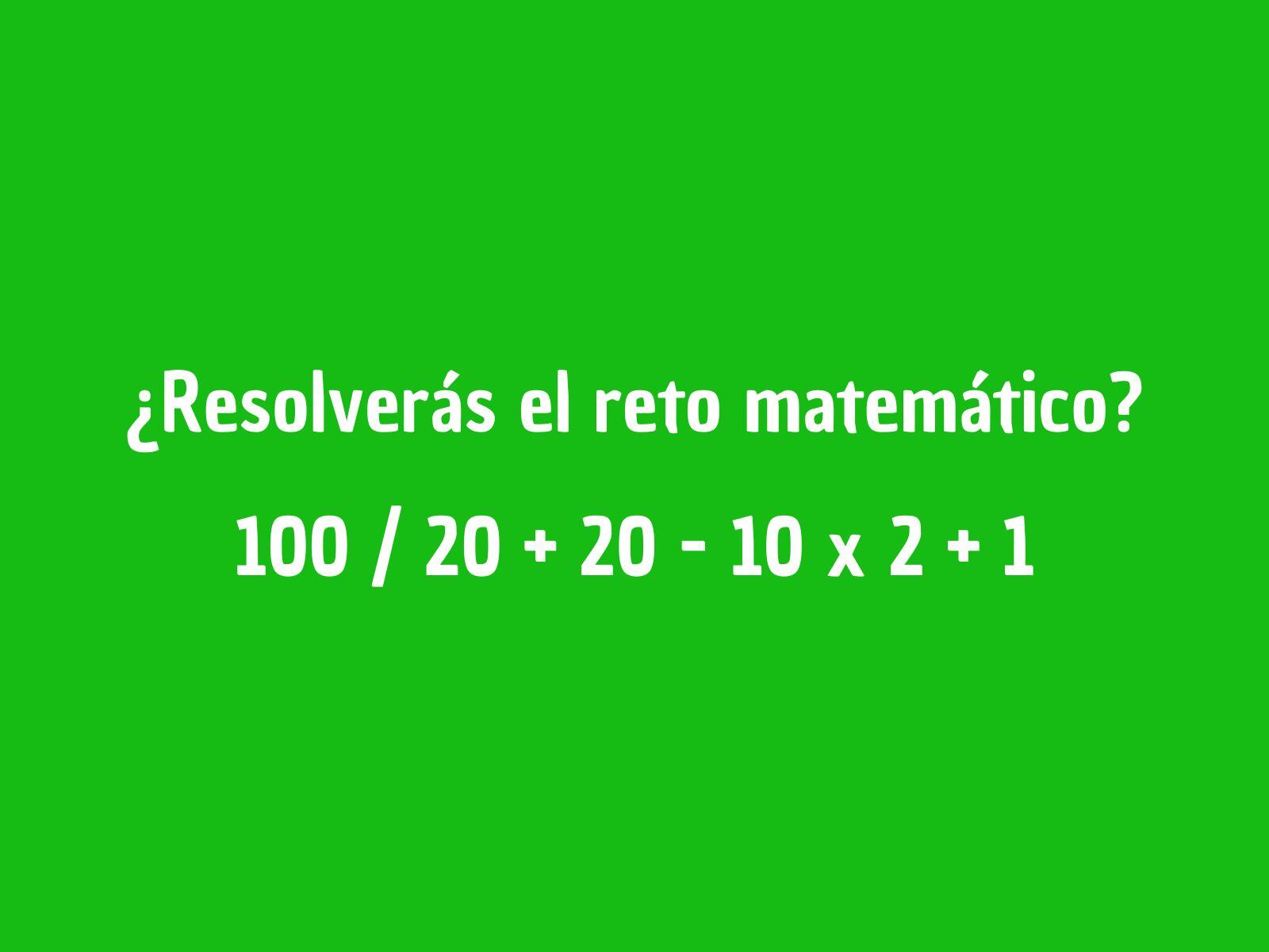 Reto matemático: Aprovecha esta oportunidad para razonar y despertar tus conocimientos numéricos. (Creación: Mag)