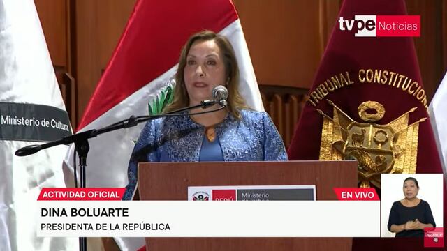 Dina Boluarte: “No nos vamos a distraer con asuntos menores, creemos en la justicia del país”
