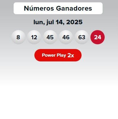 Resultados de Powerball del lunes 14 de julio