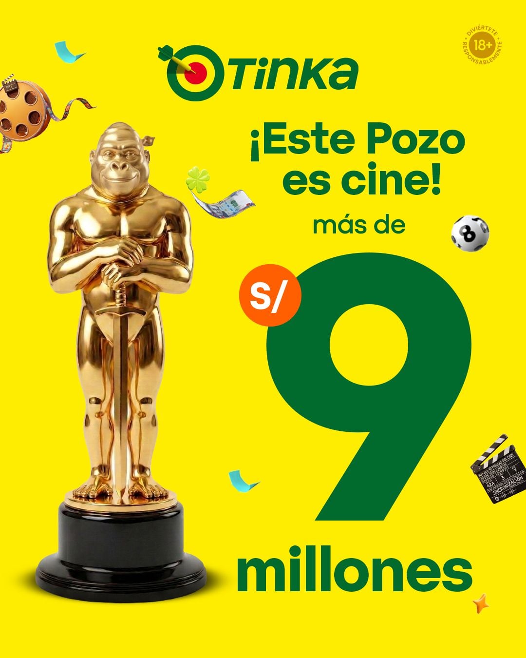 El pozo de La Tinka tiene un premio con más de 15 millones y esta noche de domingo ¡Tú puedes ser el próximo millonario del Perú!