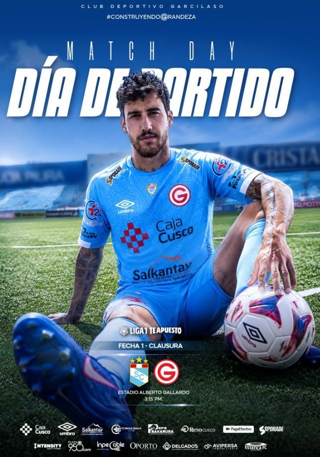 Deportivo Garcilaso anuncia así el encuentro de hoy ante los celestes del Rímac