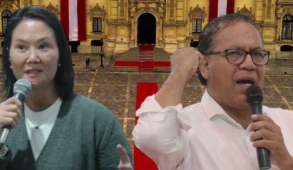 Keiko Fujimori y Roberto Sánchez cierran hoy sus campañas presidenciales con mítines en Lima