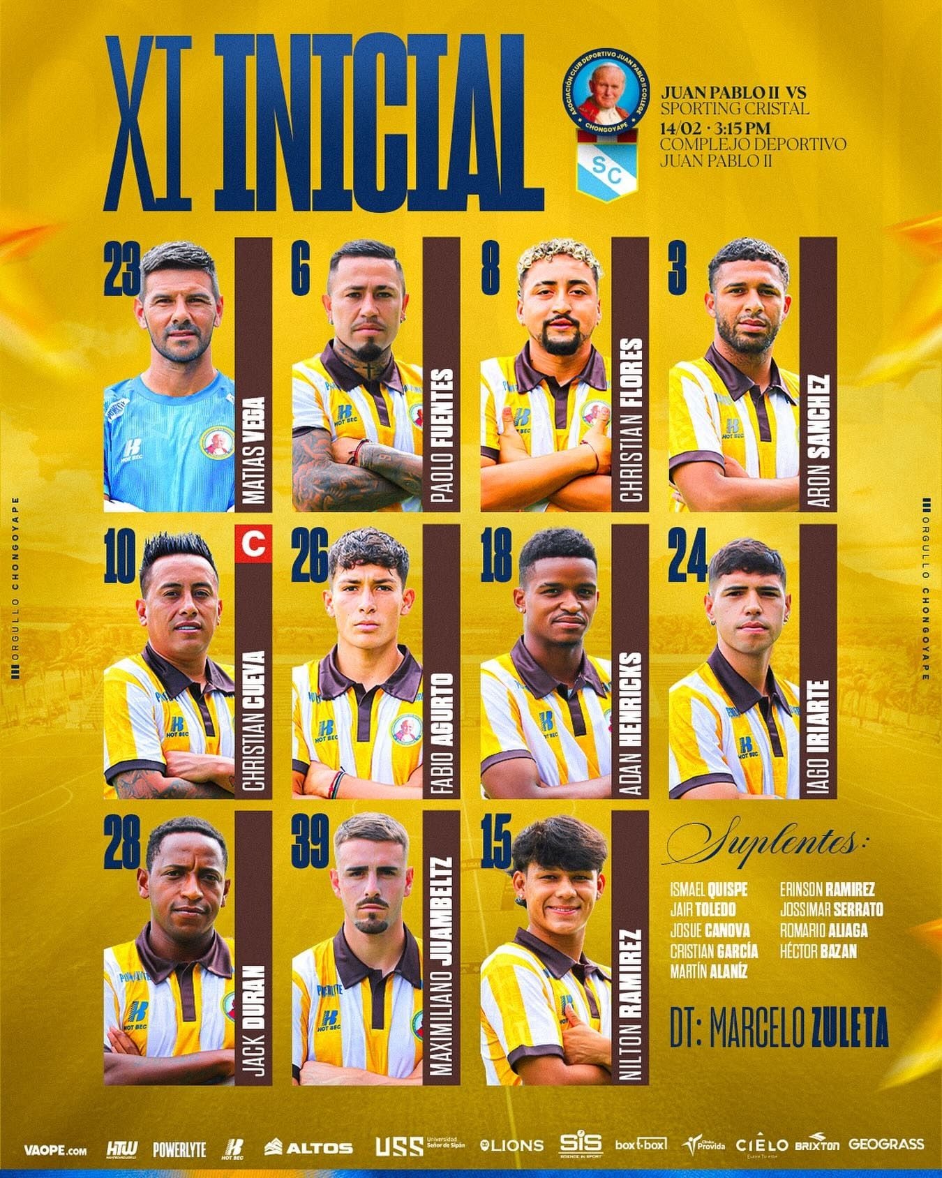 Once titular de Juan Pablo II.