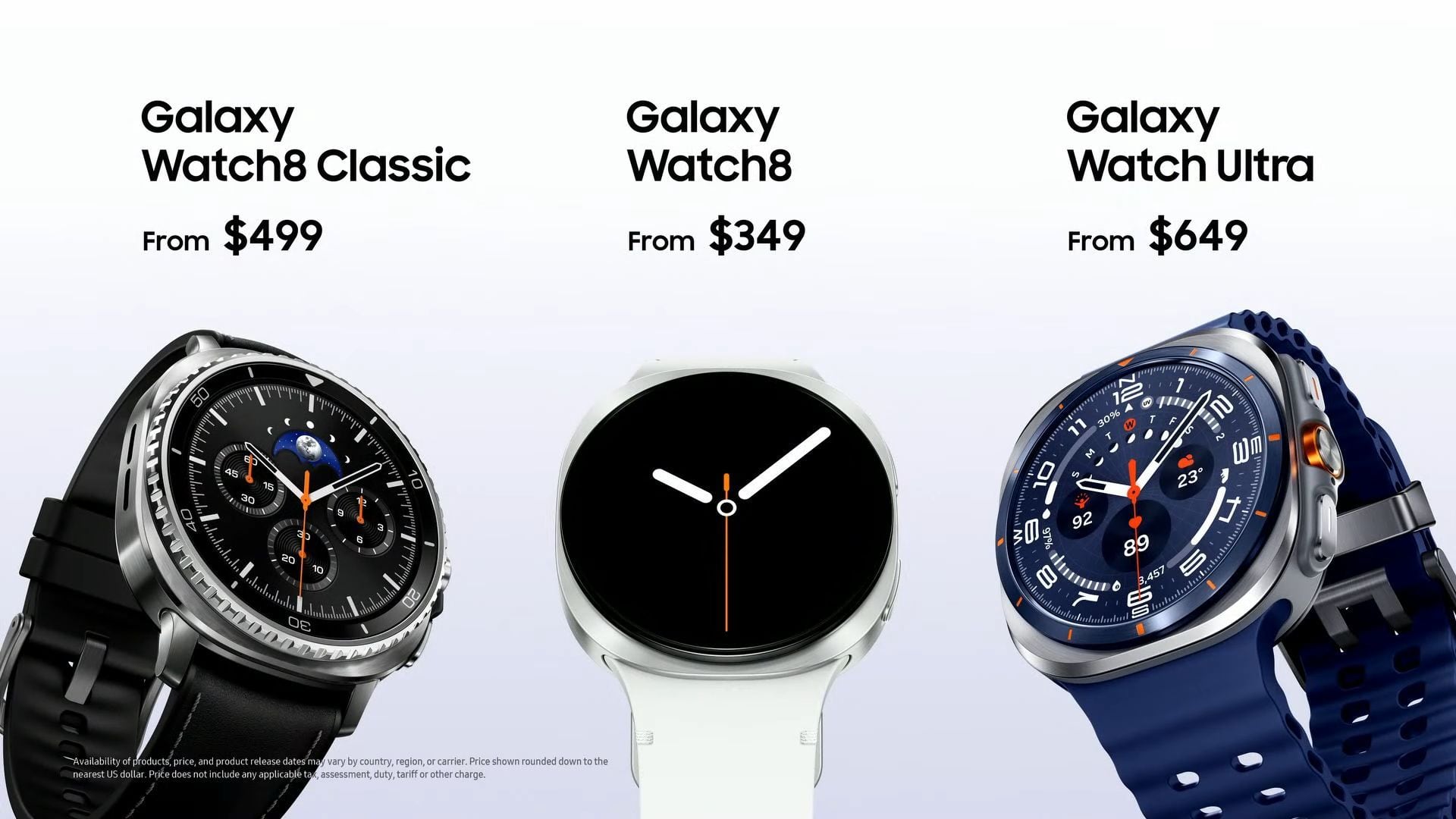 El Galaxy Watch 8 vendrá en tres versiones, el básico Galaxy Watch 8, uno modificado Galaxy Watch 8 Classic y uno empoderado Galaxy Watch Ultra