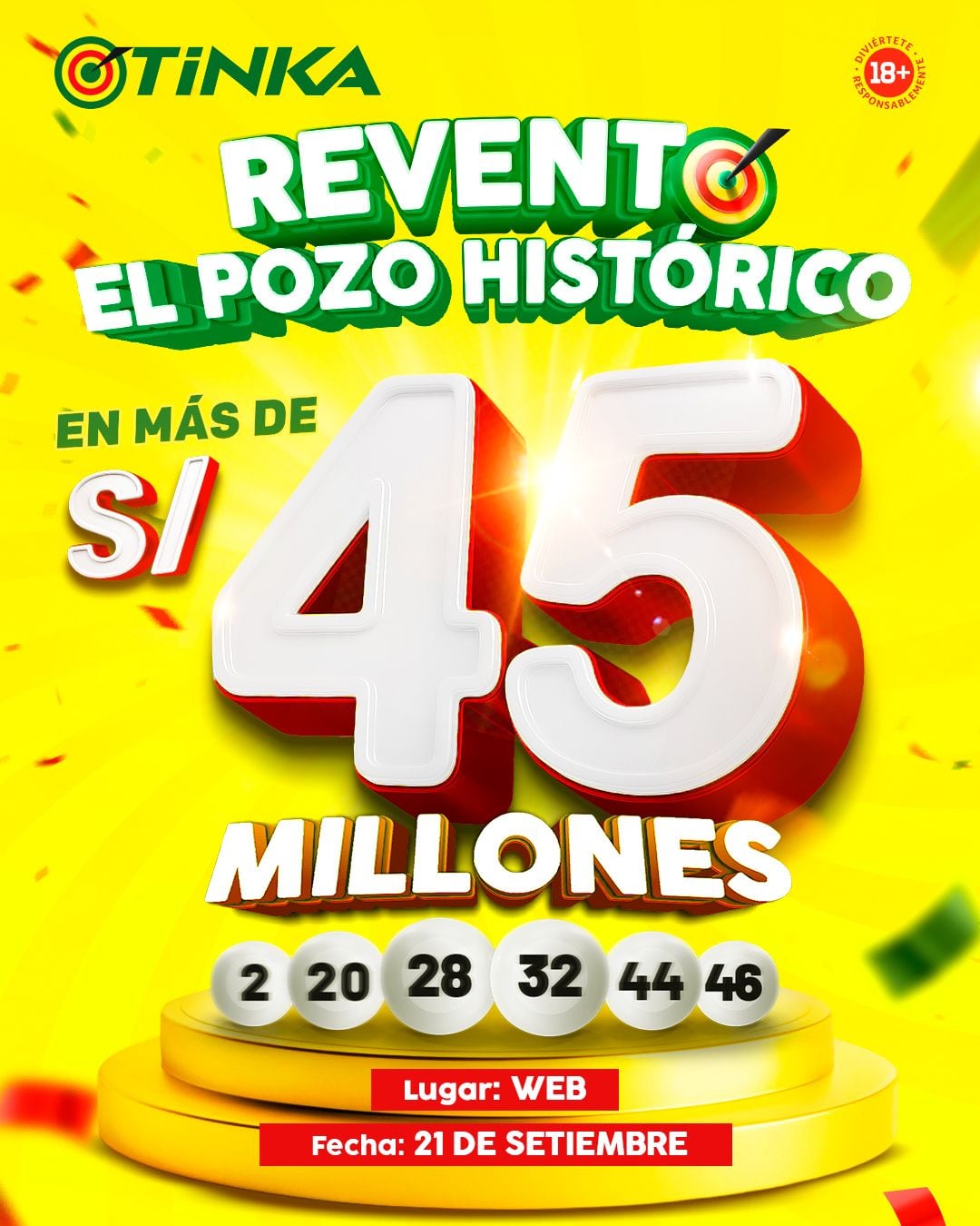 ¡Reventó La Tinka! El pozo histórico con más de 45 millones tuvo un afortunado ganador el último domingo.