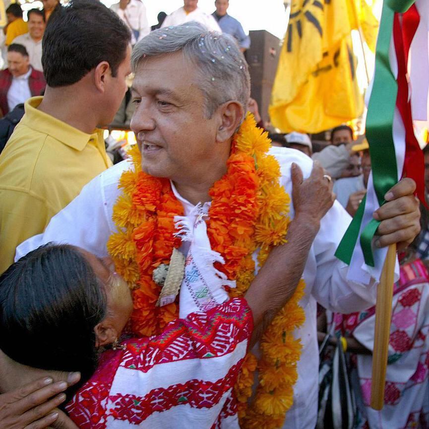En 2006 AMLO fue candidato presidencial por primera vez. (GETTY IMAGES).