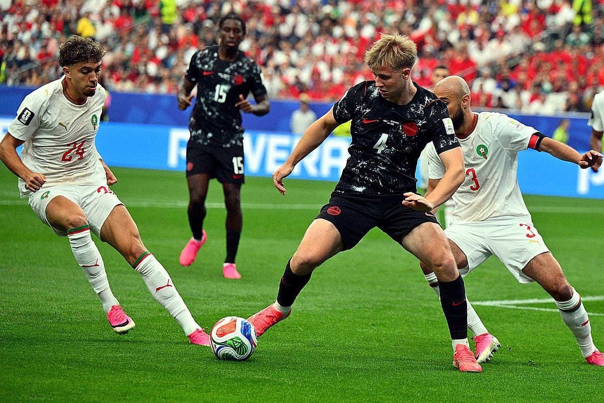Al término de la primera parte, Canadá y Marruecos empatan sin goles en un partido muy áspero por los octavos de final del Mundial 2026 | Foto: EFE/EPA/SAM WASSON