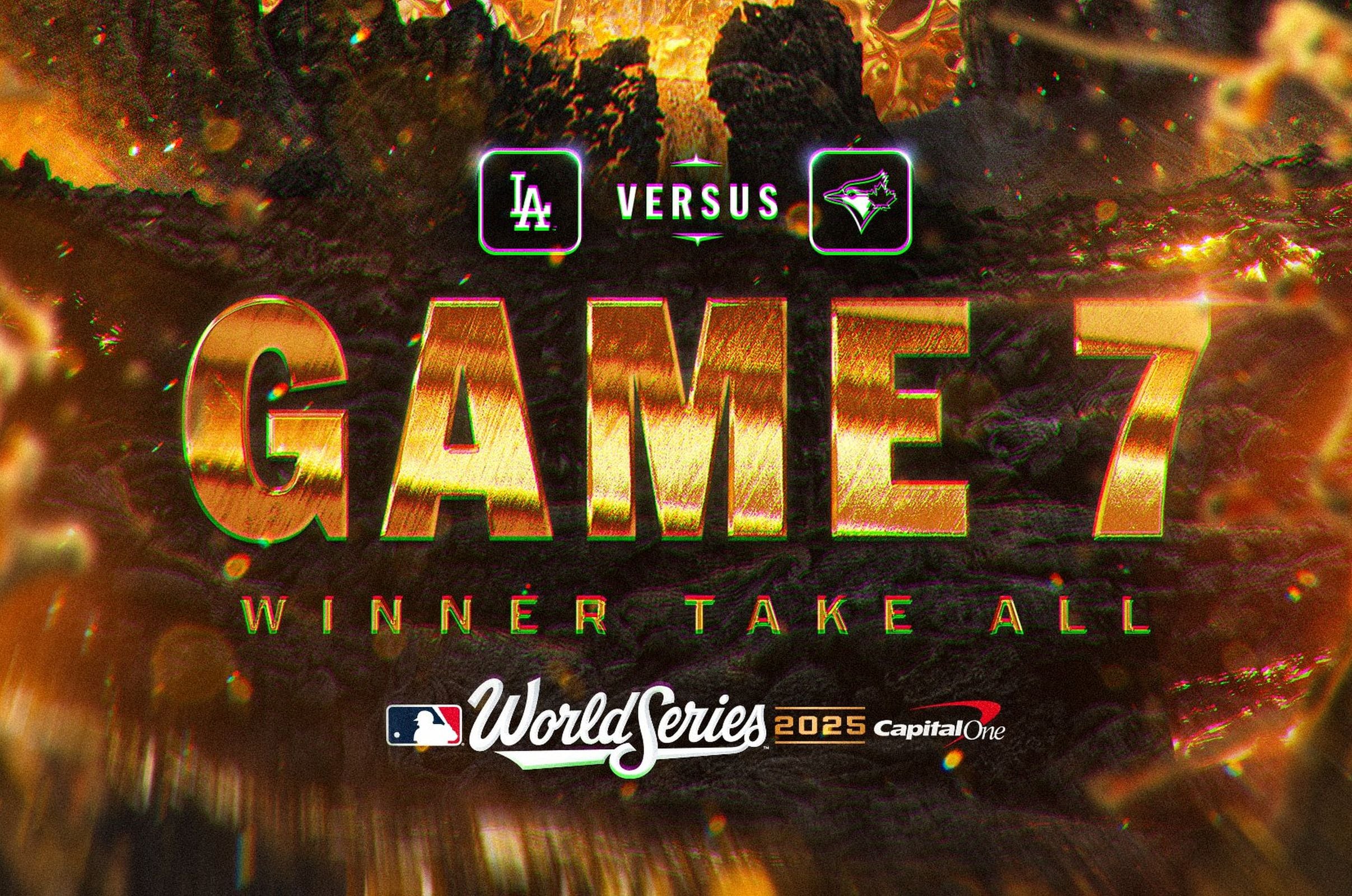 El Juego 7 de la Serie Mundial 2025 se juega este sábado 1 de noviembre entre Blue Jays y Dodgers. (Foto: @MLB)