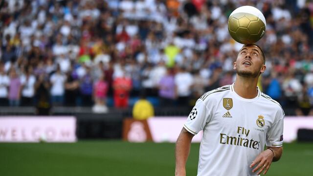 Eden Hazard llenó las gradas del Real Madrid [FOTOS]