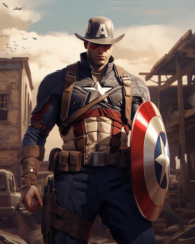 Steve Rogers es probablemente el personaje que más se parece a su contraparte del MCU. | (Foto: Midjourney/@midjourneyhero)