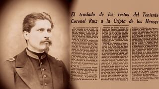 Cuando los restos del inventor y militar peruano Pedro Ruiz Gallo fueron trasladados a la Cripta de los Héroes