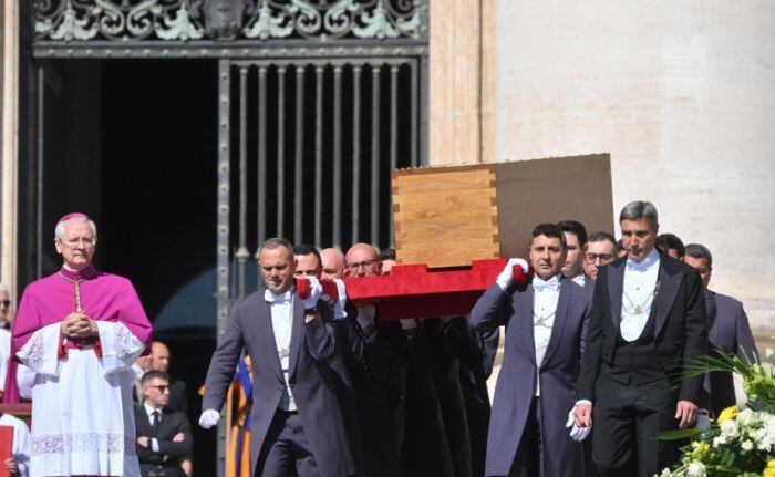 El traslado de los restos del papa Francisco | Foto: EFE/EPA/ALESSANDRO DI MEO