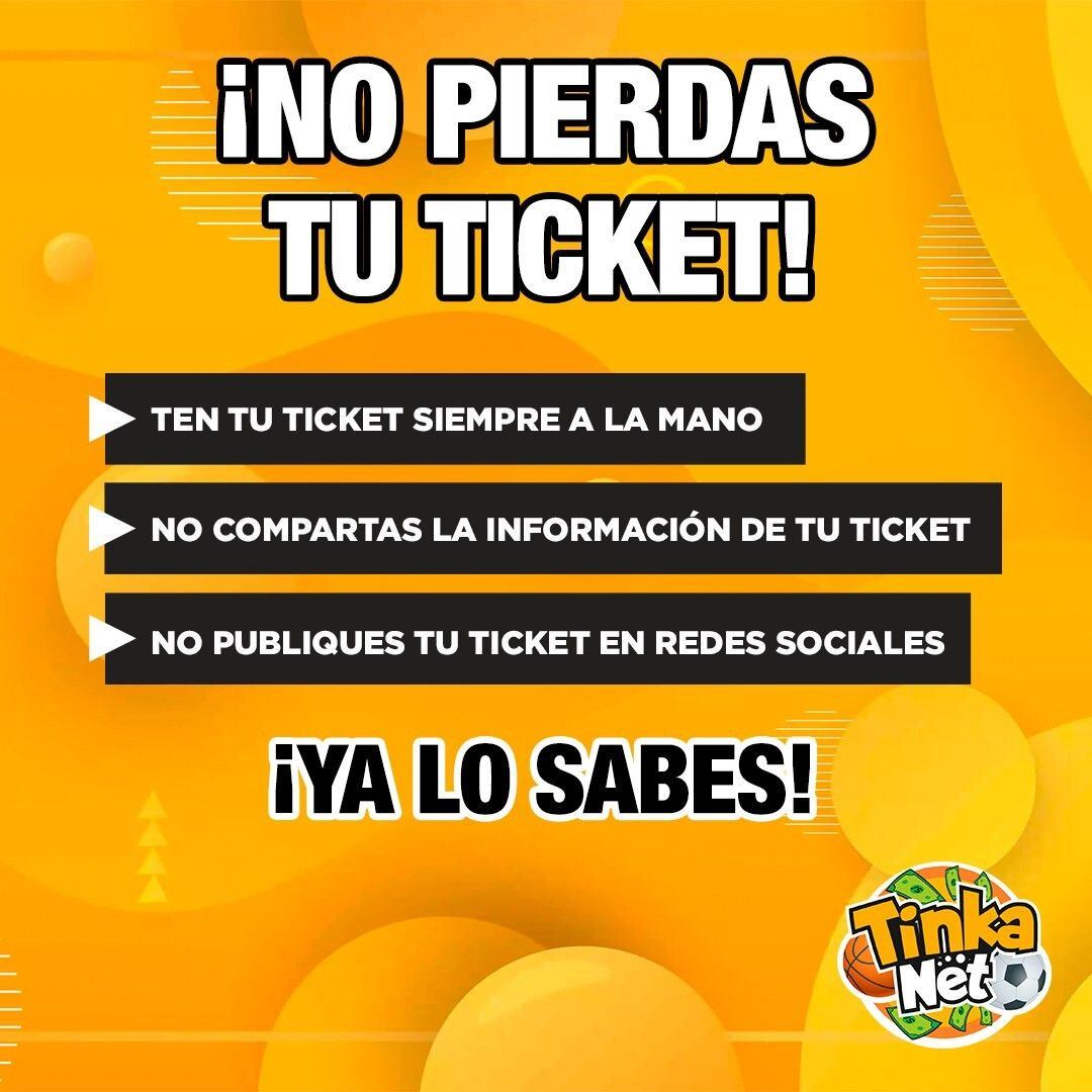 ¡Recuerda! Cuida tu billete jugado , podrías ser el próximo ganador.