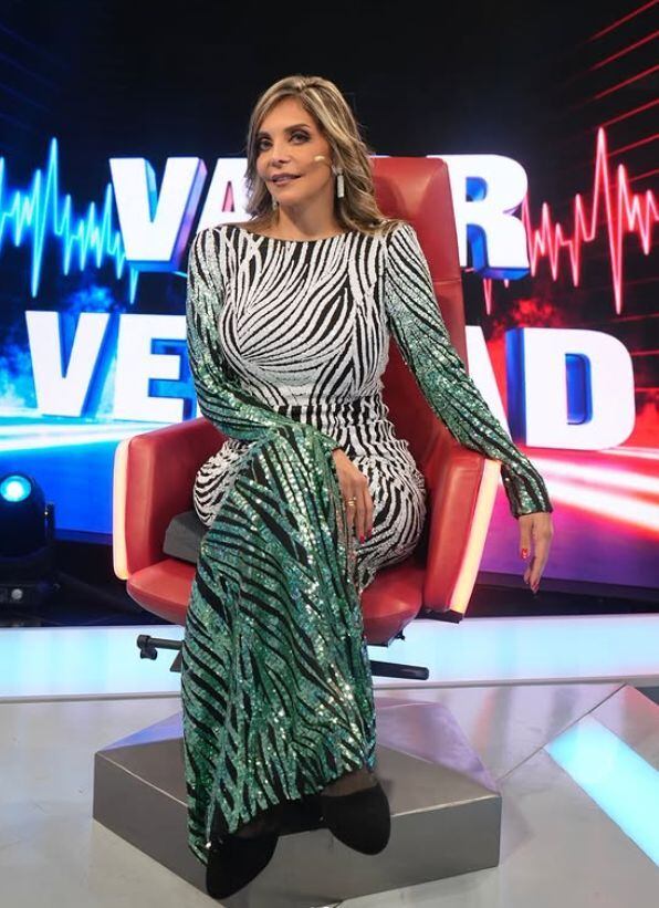 Lucy Bacigalupo durante su paso por el sillón rojo de 'El valor de la verdad' | Foto: Instagram