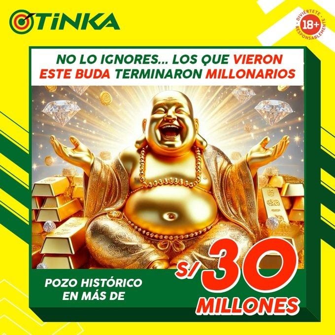 Para el sorteo de hoy, La Tinka tiene un pozo de más de 30 millones de soles.