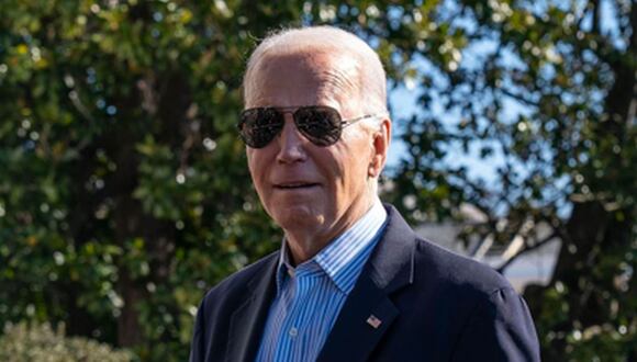 El presidente estadounidense, Joe Biden, habla con los medios de comunicación en el jardín sur de la Casa Blanca antes de abordar el Marine One en Washington, DC, EE. UU., el 29 de febrero de 2024 | Foto: EFE/EPA/LEIGH VOGEL