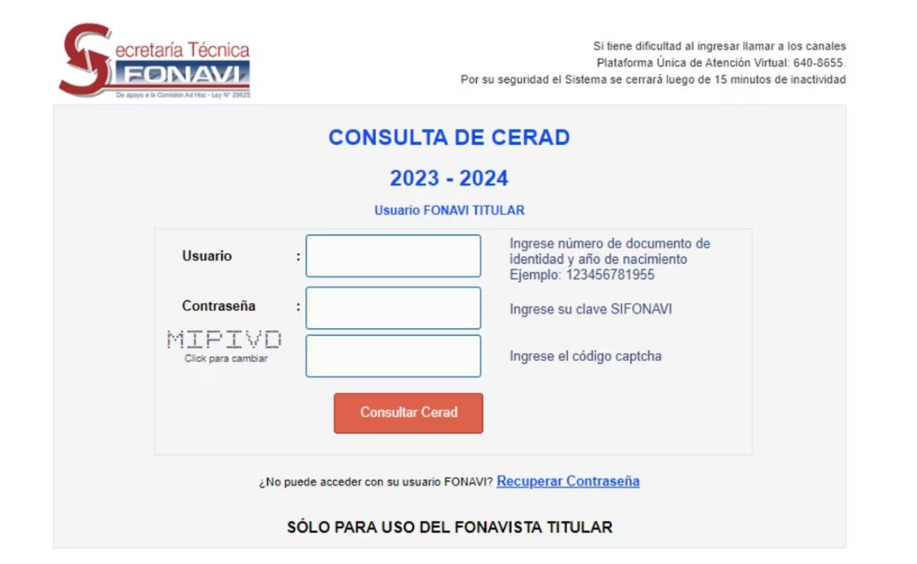 Son miles de fonavistas los que han venido recibiendo la devolución de sus aportes tras hacer la consulta respectiva mediante la plataforma del Cerad. Foto: Captura