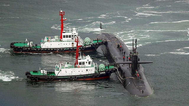 El submarino nuclear de EE.UU. que ya está en el mar coreano
