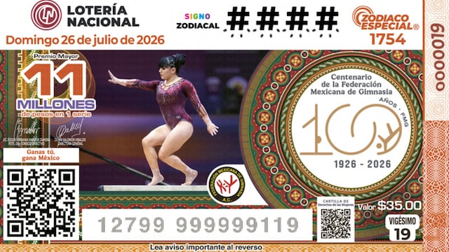 Sorteo Zodiaco Especial 1754: premios de la Lotería Nacional hoy, domingo 26 de julio