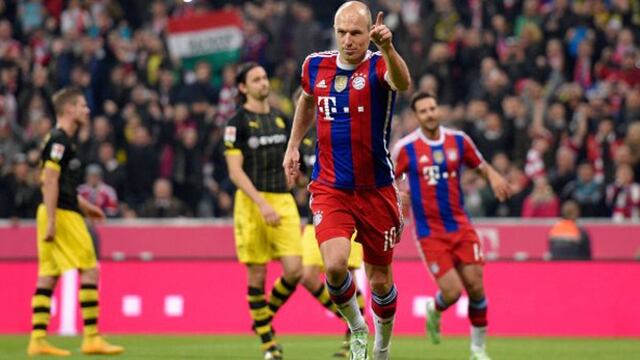 Bayern Múnich venció 2-1 al Borussia Dortmund por la Bundesliga