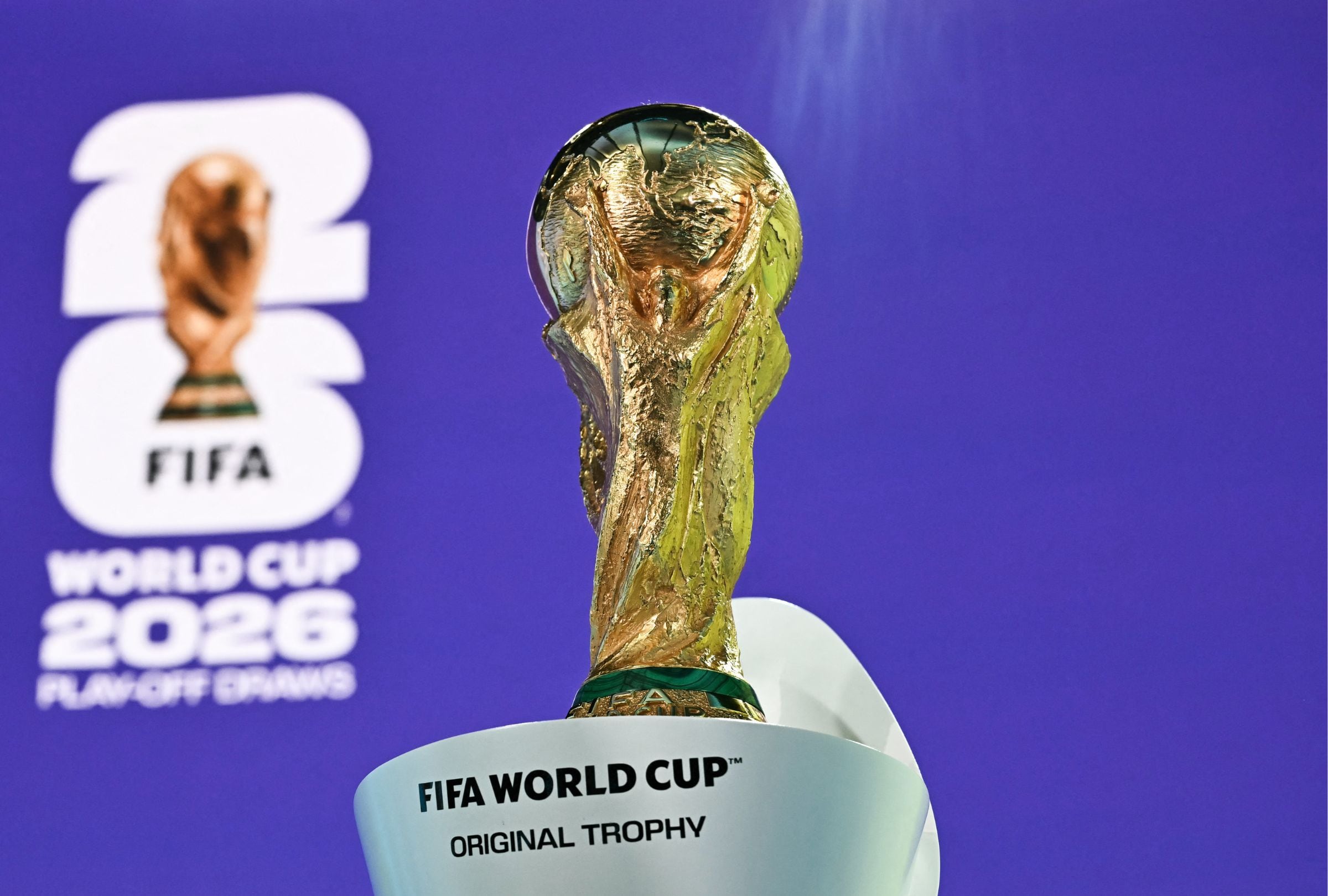 Conoce los horarios, canales de TV y dónde ver online el sorteo de la Copa del Mundo FIFA 2026 este viernes 5 de diciembre desde el Centro John F. Kennedy, Washington, DC. (Foto: Fabrice COFFRINI / AFP)