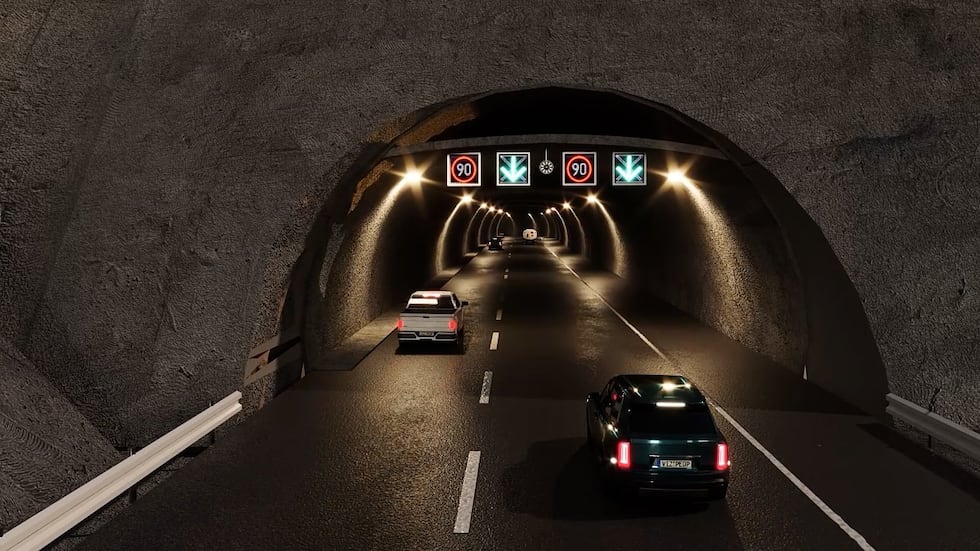 El túnel subterráneo atravesará una amplia extensión de terreno despoblado. Foto: PMO Vías.