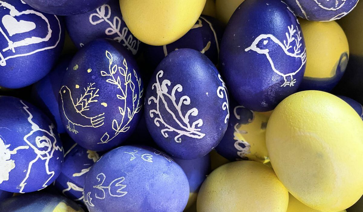 Los "huevos de Pascua" sirven para representar la fertilidad de Cristo y su resurreción (Foto: Alice Hackman / AFP)