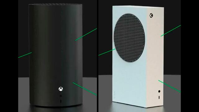 Microsoft prepara un rediseño de la Xbox Series X, con cuerpo cilíndrico, sin lector de disco y control háptico