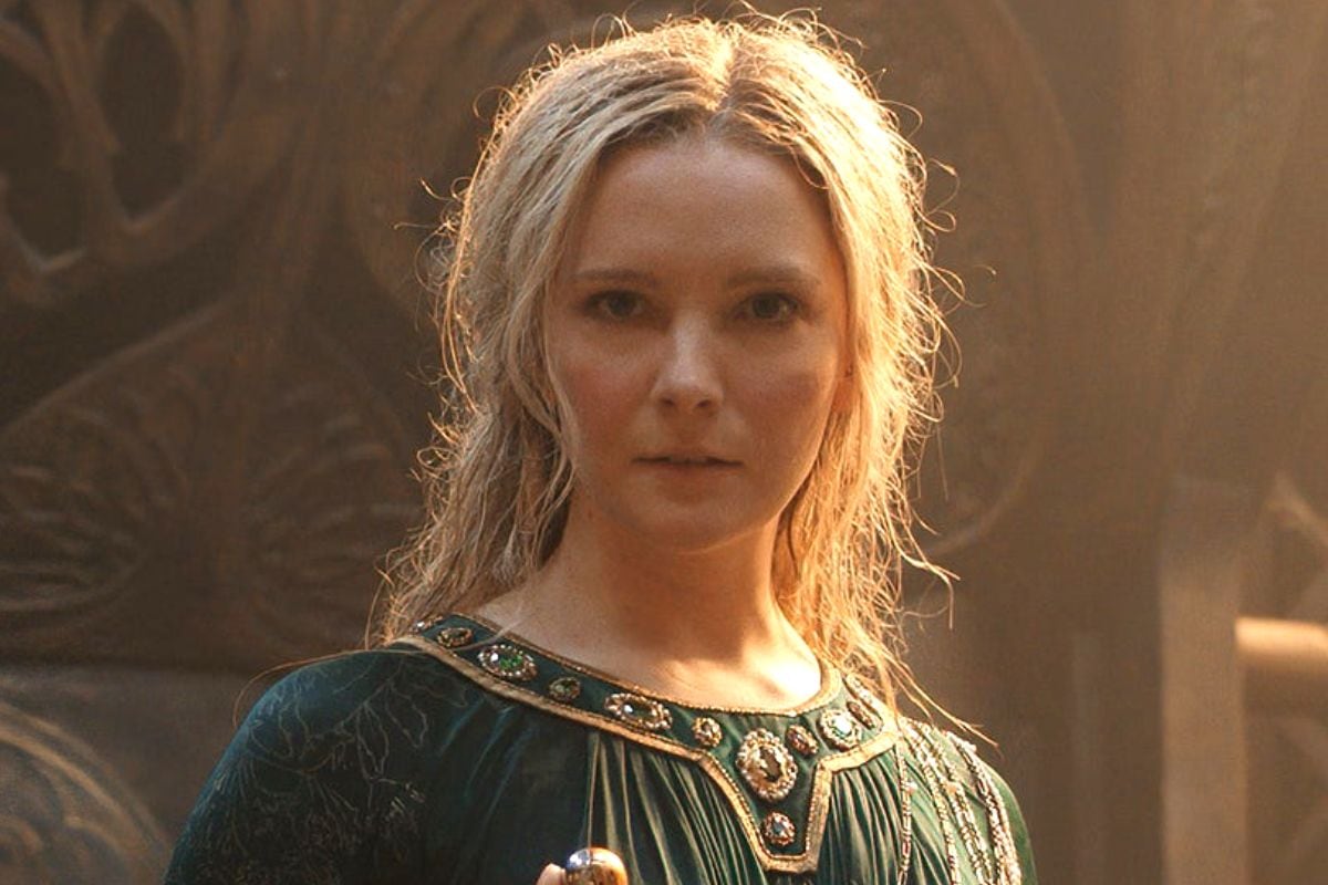 La actriz Morfydd Clark como Galadriel en "El Señor de los Anillos: los Anillos de Poder" (Foto: Amazon Studios)