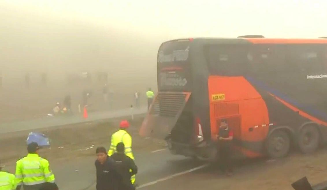 Accidente en variante Pasamayo dejó una mujer fallecida. Foto: América Noticias