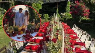 La mujer que tuvo una boda con temática de kétchup porque es su salsa favorita