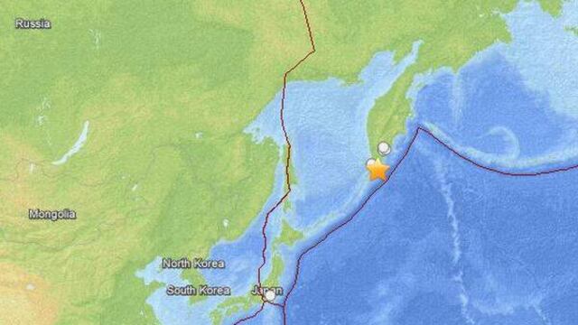 Rusia: terremoto de 6,9 grados sacudió la costa de Kamchatka